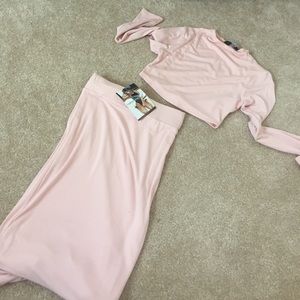 Two piece naked wardrobe set
