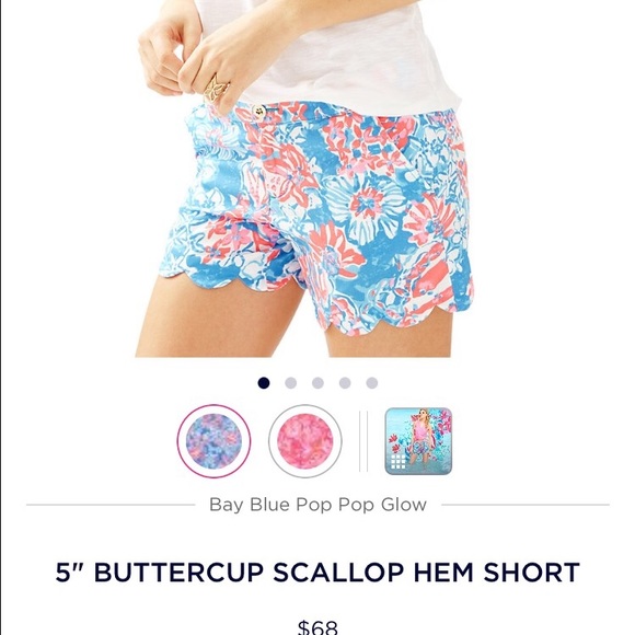 Lilly Pulitzer buttercup shorts NWT - Picture 3 of 3