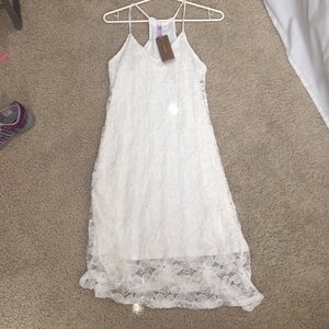 Ivory lace summer dress