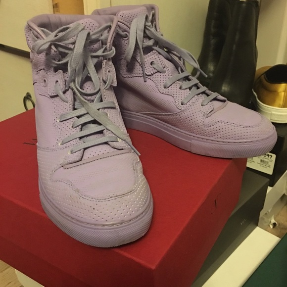 balenciaga sneakers womens purple