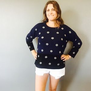 Madewell polka dot sweater