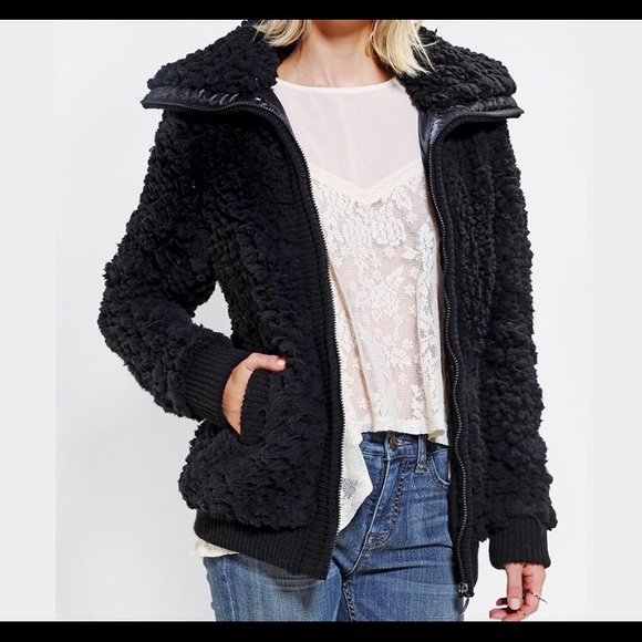 💘Pins & Needles Teddy Bomber Jacket💘