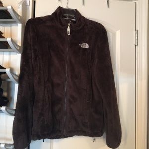 The North Face fuzzy jacket