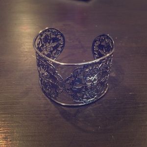 Gunmetal cuff bracelet