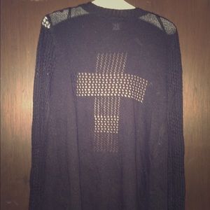 WET SEAL "Holey" cardigan