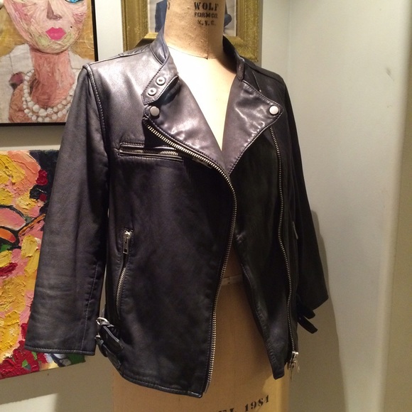 All Saints Leather Jacket - Picture 2 of 4