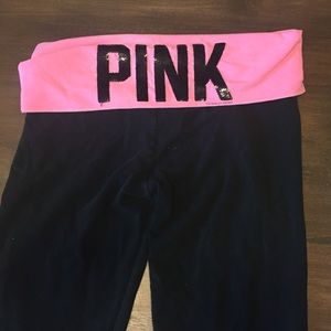 PINK yoga crops