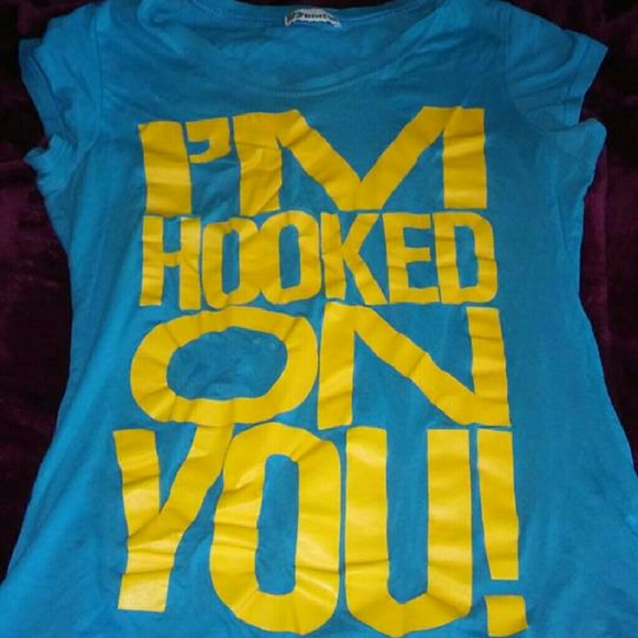 "I'm Hooked On You" tee