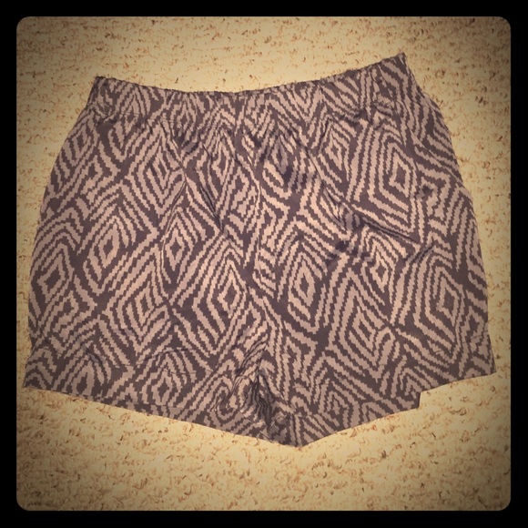 Tribal shorts with belt loops