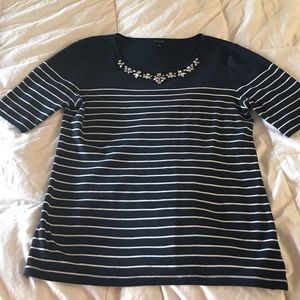 Ann Taylor Jeweled Top