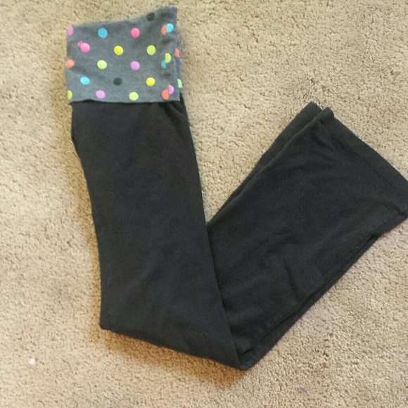 Victoria's Secret PINK foldover bootcut yoga pants