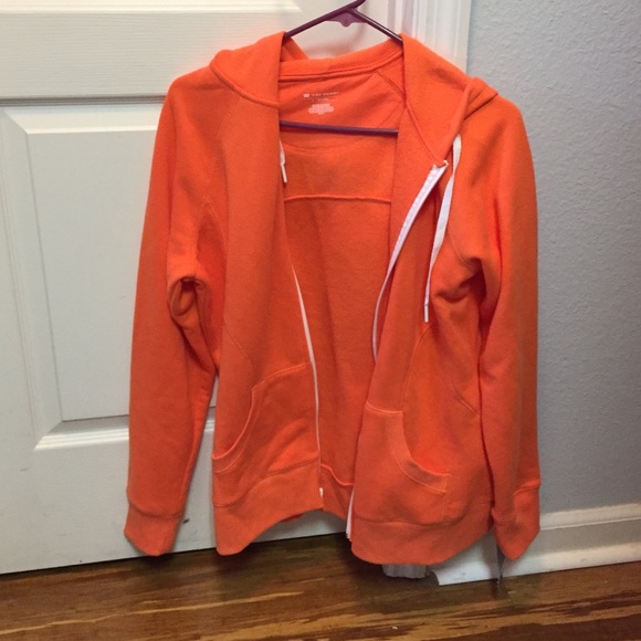 TEK GEAR Orange Hoodie Large NWT