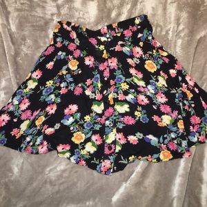 sigh waisted skater skirt