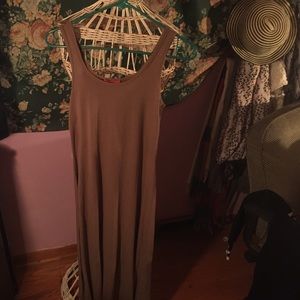 Simple nude colored dress