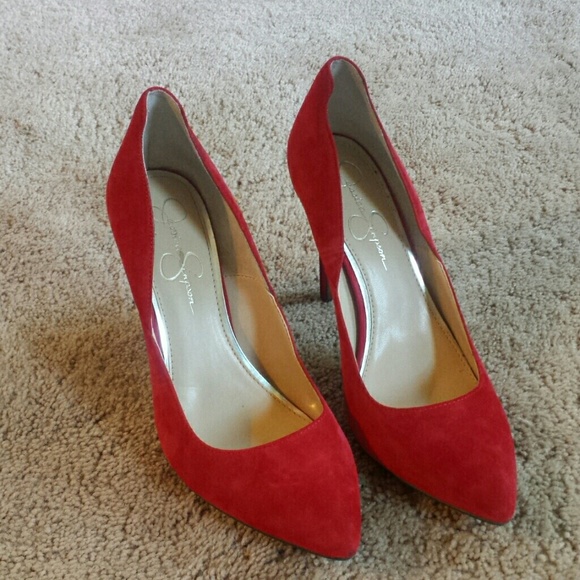 Jessica Simpson Suede stilletos