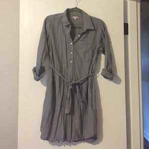Gray Gap Shirt Dress