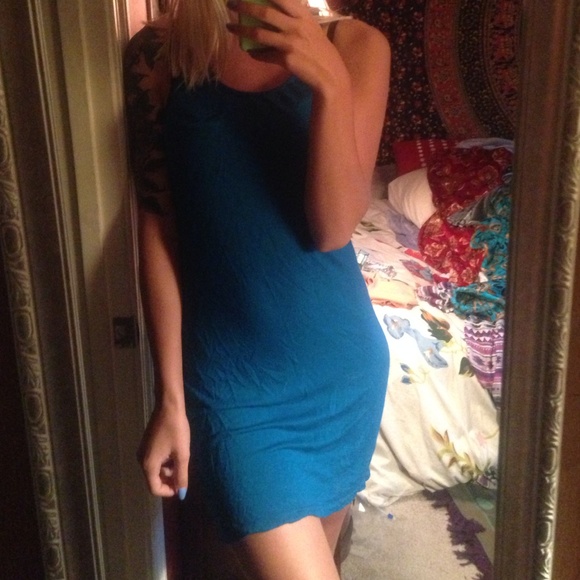 Blue dress