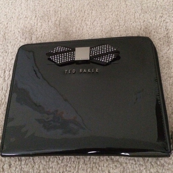 🎀 Ted Baker iPad/Tablet Case Blk/Slvr 🎀 - Picture 2 of 4