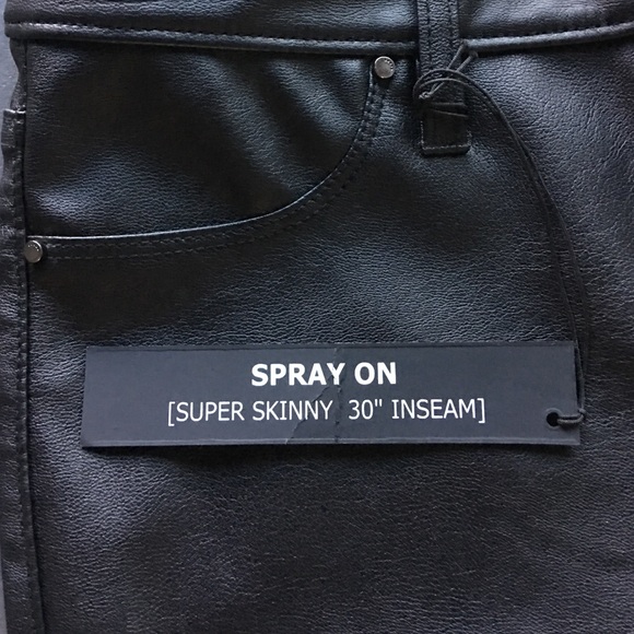 Vegan Leather Skinny Pant - Picture 3 of 4