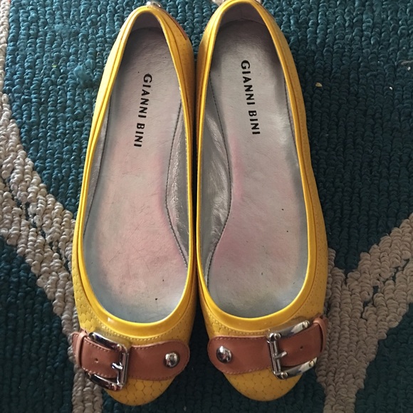 Yellow Ballet Flats