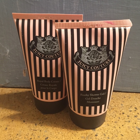 Juicy couture shower gel and body cream