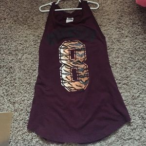 Tiger VS PINK tank top