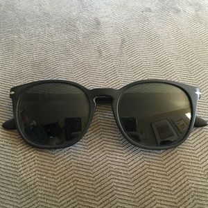 Persol matte black polarized sunglasses