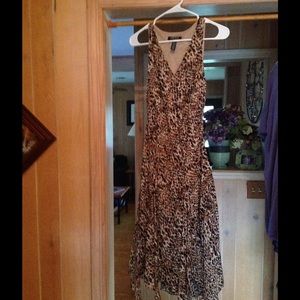 Reduced!!!   Ralph Lauren Leopard Print Midi Dress