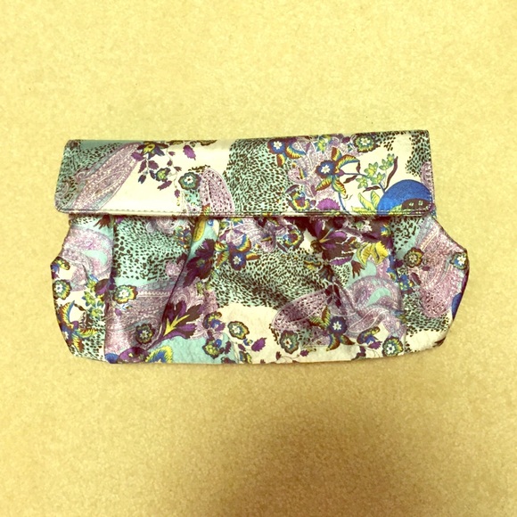 Floral print Also clutch