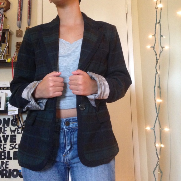 Green blazer