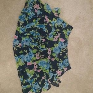 A&F floral skirt