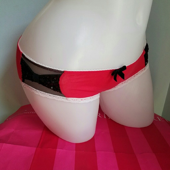 Victoria's Secret Hiphugger Panty w/ Sparkle Bows