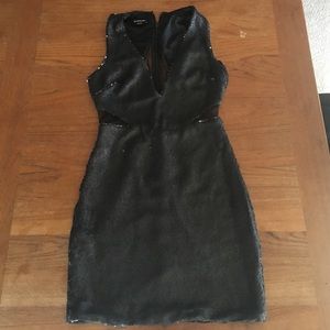 Sexy Black Sequence Dress