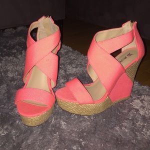 Coral Wedges- Just Fab