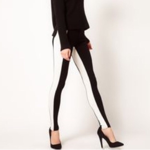 ASOS black and white leggings
