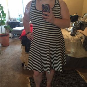 Striped Jersey Dress