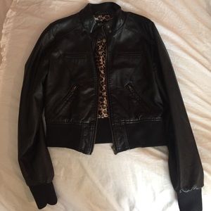 Leather jacket