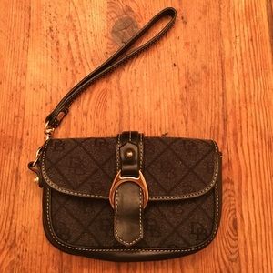 Dooney and Bourke Black Wristlet