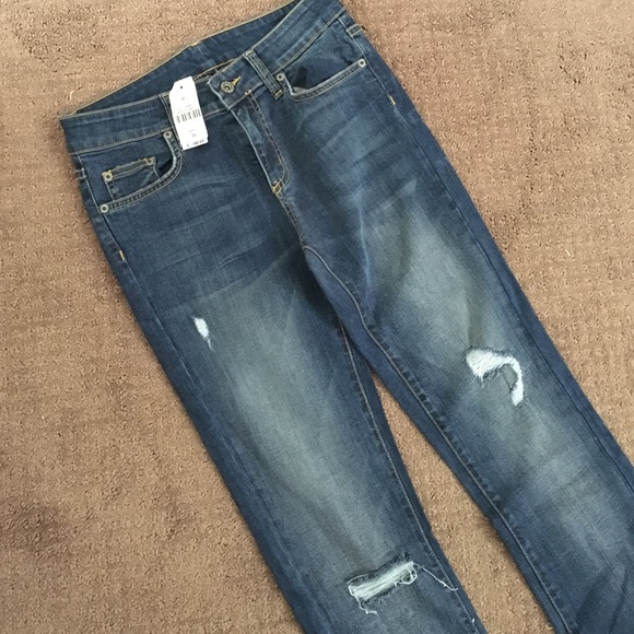 LF CarMar tencel mid-rise frayed boot cut jeans - Picture 1 of 4