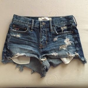 High waisted shorts