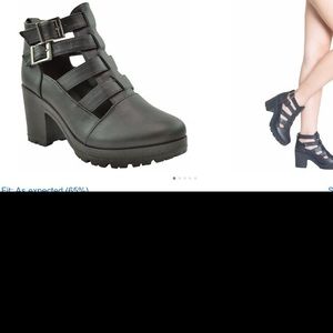 SOLD-Strapped Ankle Boots