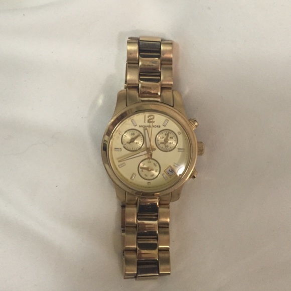 Gold Michael Kors watch