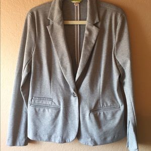 Grey Jersey Blazer