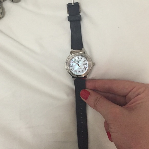 Pearl faced watch by Swiss Legend