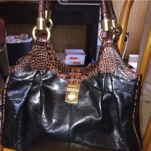 Brahmin Elisa- Black Tuscan