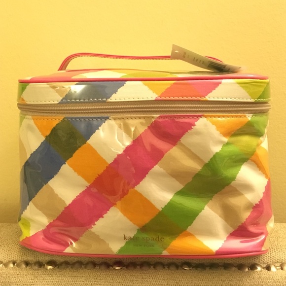 KateSpade large Natalie cosmetics bag in Sunnyside