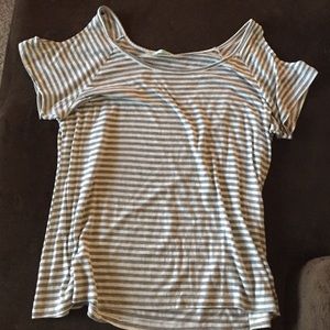 Grey Striped T-shirt