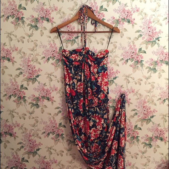 F21 Floral Print Maxi Dress - Picture 1 of 3