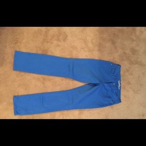 Blue pants like jeans!