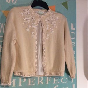 Beaded Vintage Sweater 